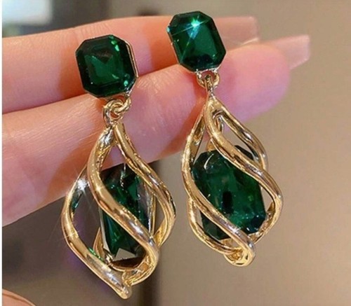 18k gold plated zara drop - zara,