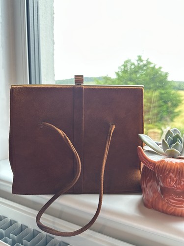 Vintage 1970 brown suede - vintage, 1970’s