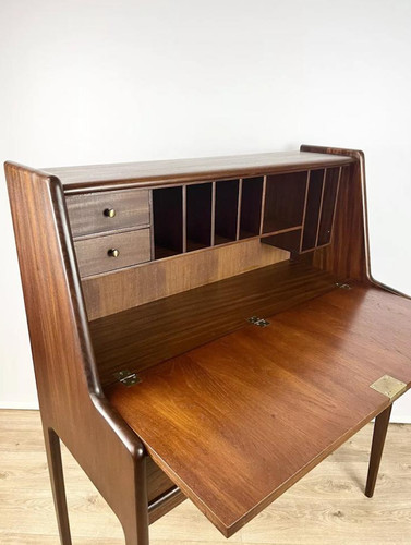 Danish rosewood bureau desk - bureau,