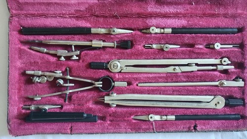 Soviet vintage set drawing - soviet,