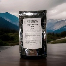 Isopod Food Woodlice Bug Grub Livefood Gut Load Reptile 100g