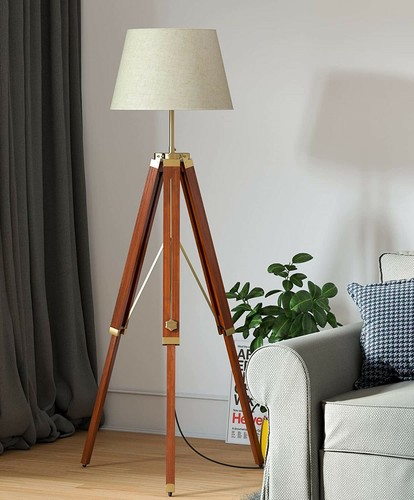 Nautical floor lamp tripod - nautical,