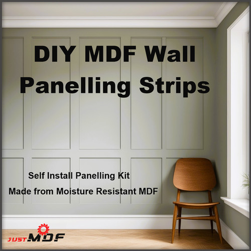 Mdf strips shaker style wall - mdf,