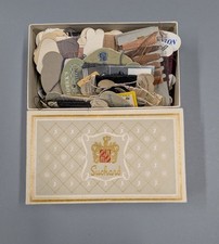 Vintage Embroidery Threads in a Vintage Suchard Chocolate Box