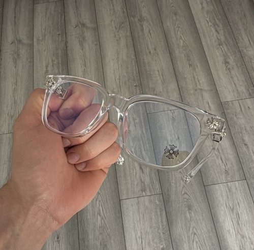 Chrome hearts clear frame - hearts, blue