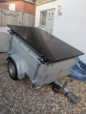 Anssems GT750 Camping Leisure Trailer with Lockable Lid, Solar Panel, Roof Bars 