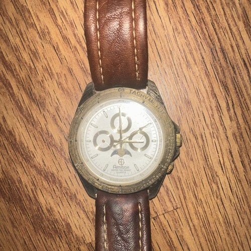 Armitron leather watch water - armitron,