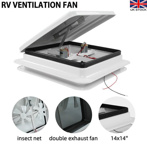12v roof vent fan camper - 12v,