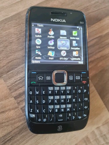 Nokia e63 black mobile - black,