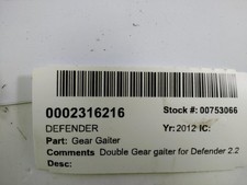 LAND ROVER DEFENDER 2012 4 Door Gear Gaiter  0002316216