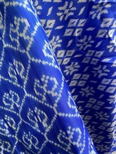 Nearly New - Silk Ikat/Kasuri Pattern  Woven Fabric Length