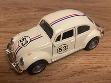 Diecast static VW Volkswagen Beetle 53 Herbie car - superb brand new 1:38 scale