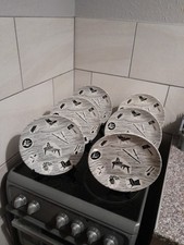 SET OF SIX RIDGEWAY POTTERIES HOMEMAKER BREAKFAST PLATES EXCELLENT CONDITION