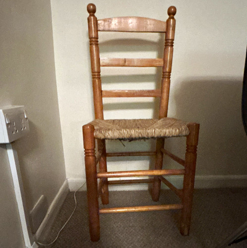 Wooden ladder back dining - ladder,