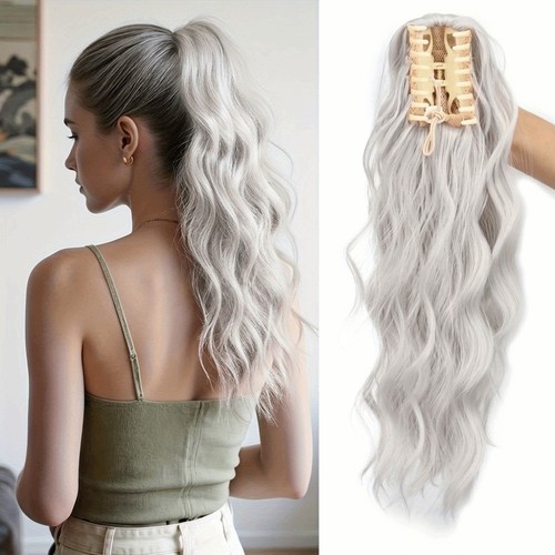 Synthetic long wavy claw clip - claw,