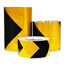 Black & Yellow Arrow Chevron Reflective Tape High Hi Vis Viz Tape VAT Registered
