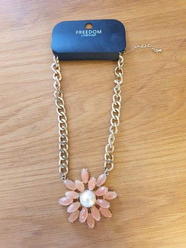 Topshop freedom necklace - freedom, nwt