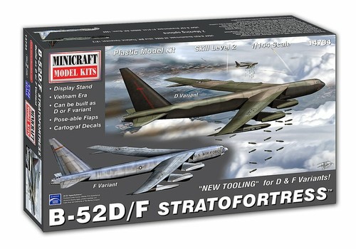 Minicraft 52d f - minicraft, b-52d/f