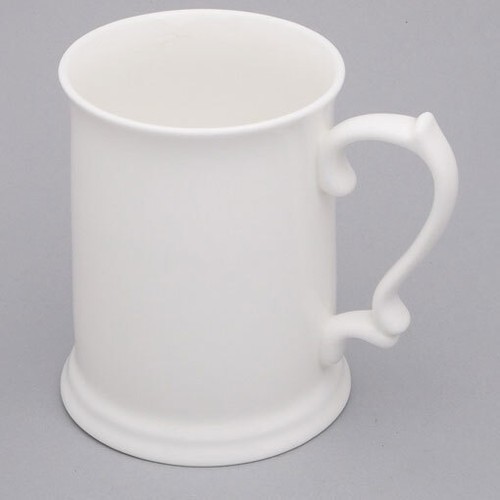 White bone china mugs - ,