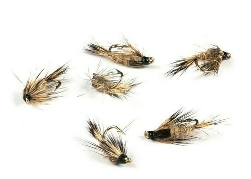 Weighted gold ribbed hare - weighted, hare's