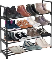 4 Tier Metal Shoe Rack Shelf