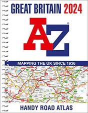 Great Britain A-Z Handy Road Atlas 2024 (A..., A–Z maps