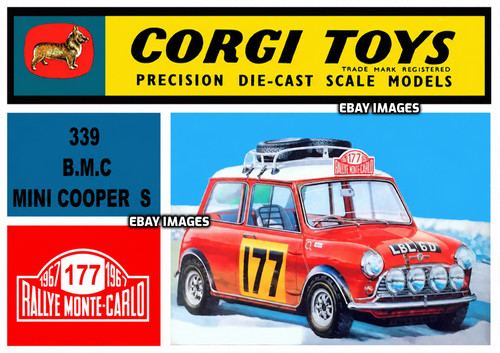 Corgi toys mini - mini, monte