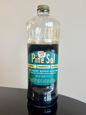 Vintage Pine Sol Glass Bottle