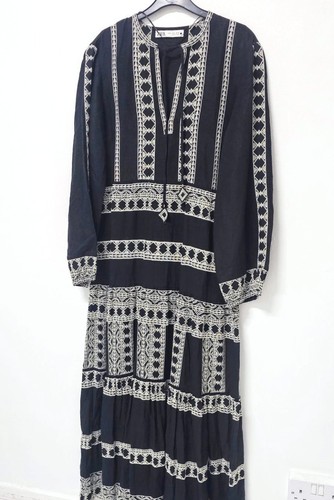Zara black linen - black,
