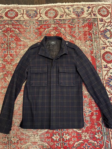 Apc military flannel jacketapc - military,