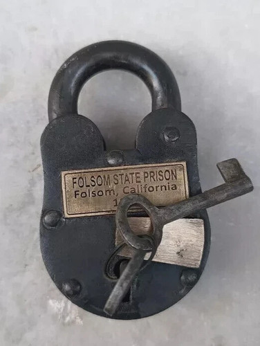 Old padlock folsom - padlock, state