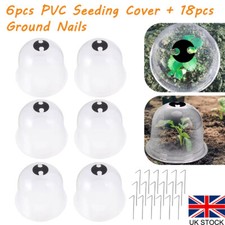 6pcs Garden Bell Cloche Mini
