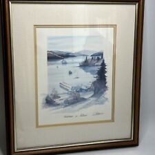 Signed Print Framed And Glazed