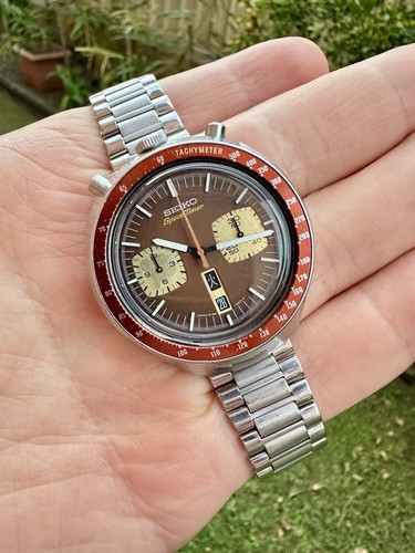Seiko 6138 0040 bullhead brown - 6138-0040,