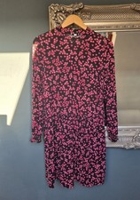 Cute floral jersey dress, Warehouse, size 12