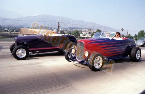 Vtg 35mm slide - rod, custom