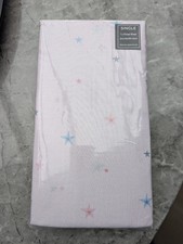 Single Kids Single Pink Stars Fitted Sheet Girls