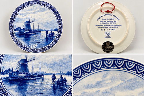 Vintage delft blue - vintage,