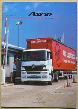 MERCEDES BENZ Axor in the UK Commercial Truck Sales Brochure Jan 2002 Ref CV306