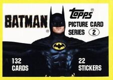 BATMAN 1989 2ND  SERIES BY TOPPS     BASE /BASIC/SINGLE CARDS  133 to 264 choose