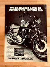 1982 Print Ad Yamaha 650 Twin