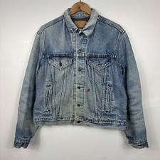Vintage Levi’s Denim Jacket 70506 0317, Made in USA Blanket Lined, Mens 44 Large