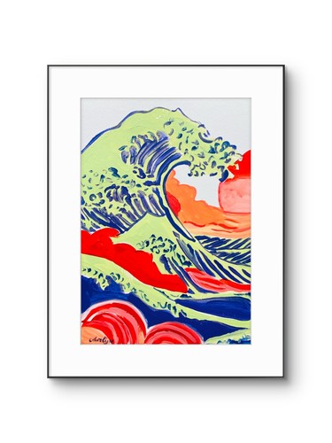 Modern abstract expressionism - abstract,
