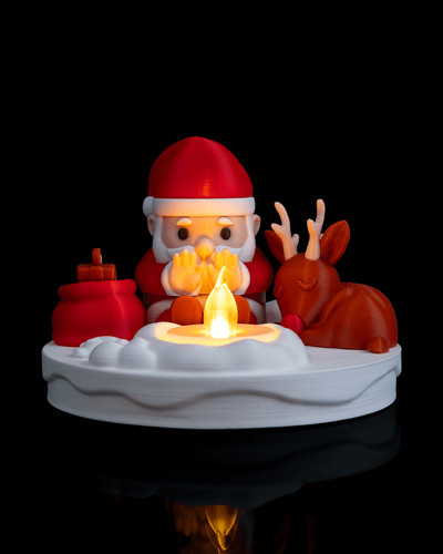 Christmas santa bonfire - santa’s,