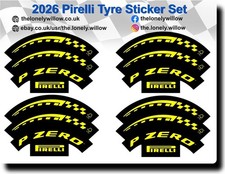 2026 LEGO F1 Tyre Stickers 1:8