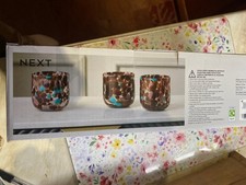 Next Set of 3 Brown Glass