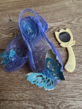 Cinderella Princess Light Up Sparkle Shoes Girls Play Dress Up With Mirror Kids