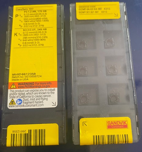 New sandvik inserts ccmt 06 - ccmt,