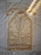 Altar frontal embroidered