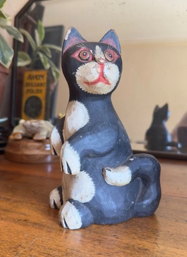 Vintage hand carved painted - vintage,